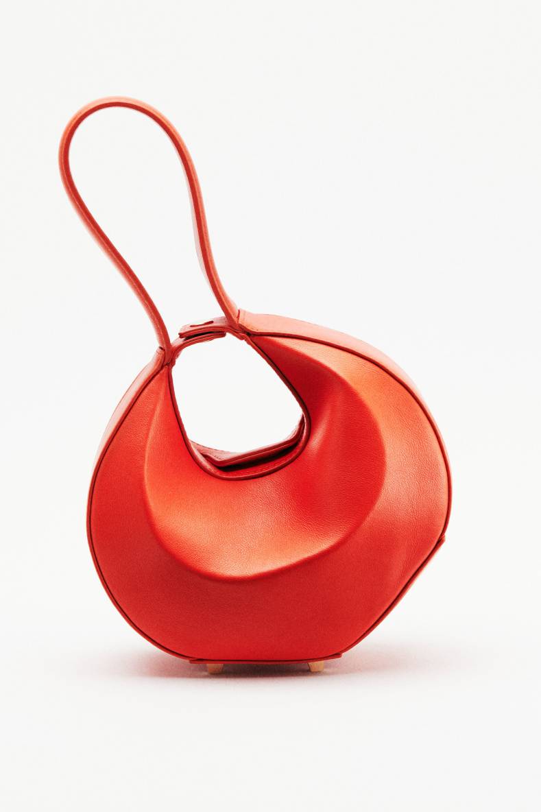 Сумка Bangle bag Hobo маленькая, Оранжевый, Patrizia Pepe