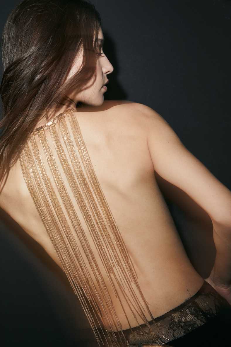 Чокер Metal Fringes, Золотистый, Patrizia Pepe