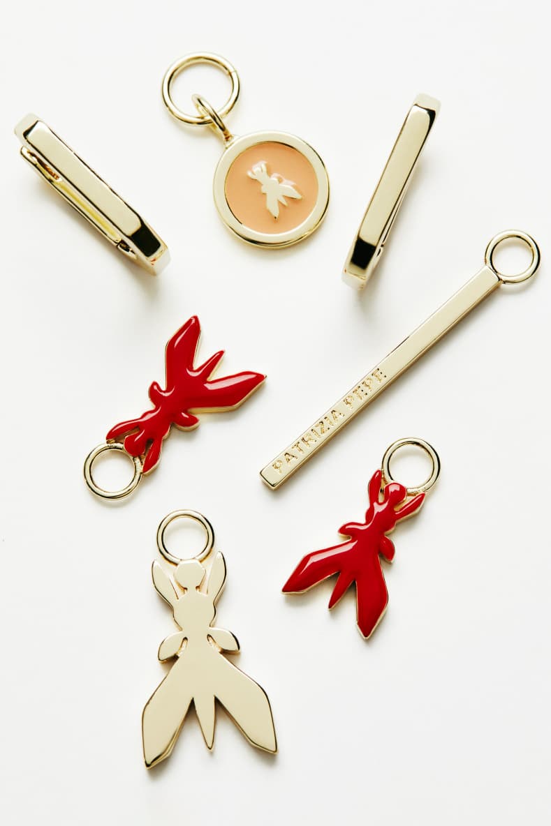 Fly Charms earrings, Gold, Patrizia Pepe