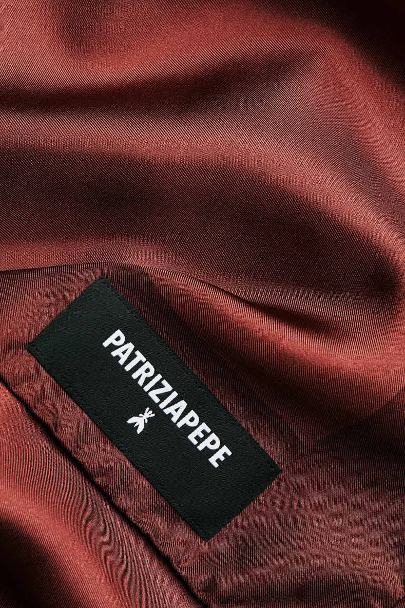 Silk scarf, Brown, Patrizia Pepe