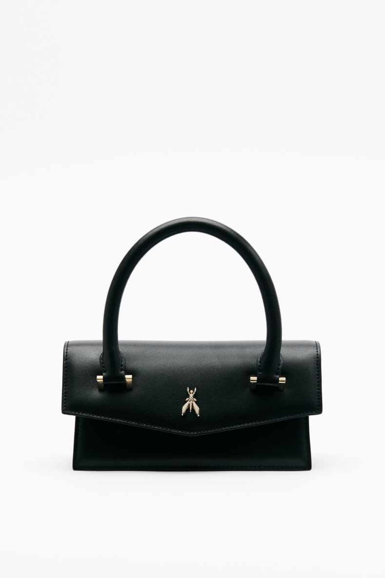 Fly Bamby shoulder bag with handles, Black, Patrizia Pepe