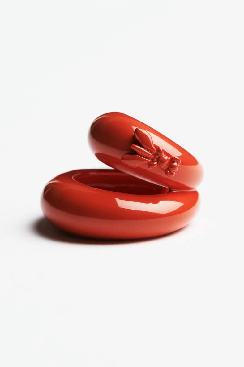 Кафф Metal Circle Coloured, Оранжевый, Patrizia Pepe