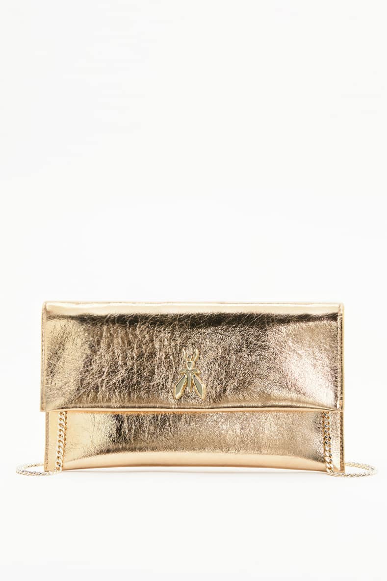 Fly ceremony clutch, Gold, Patrizia Pepe
