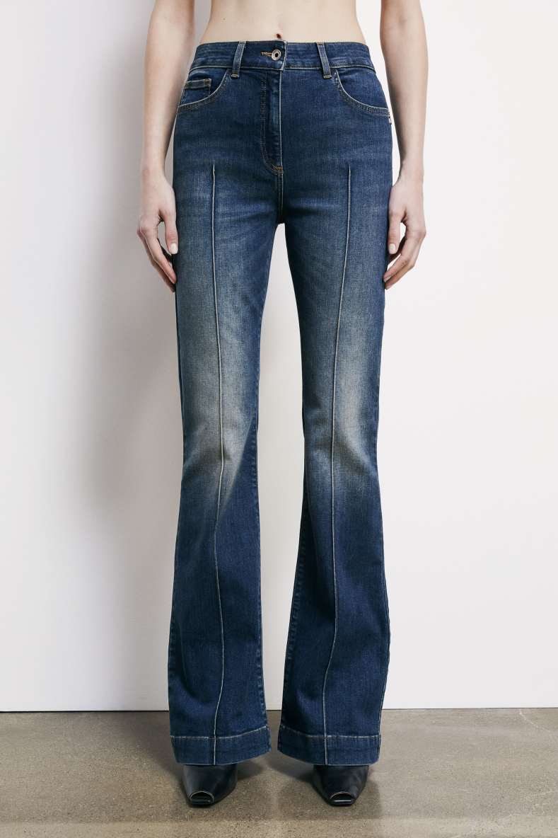 High waist flare jeans, Blue, Patrizia Pepe