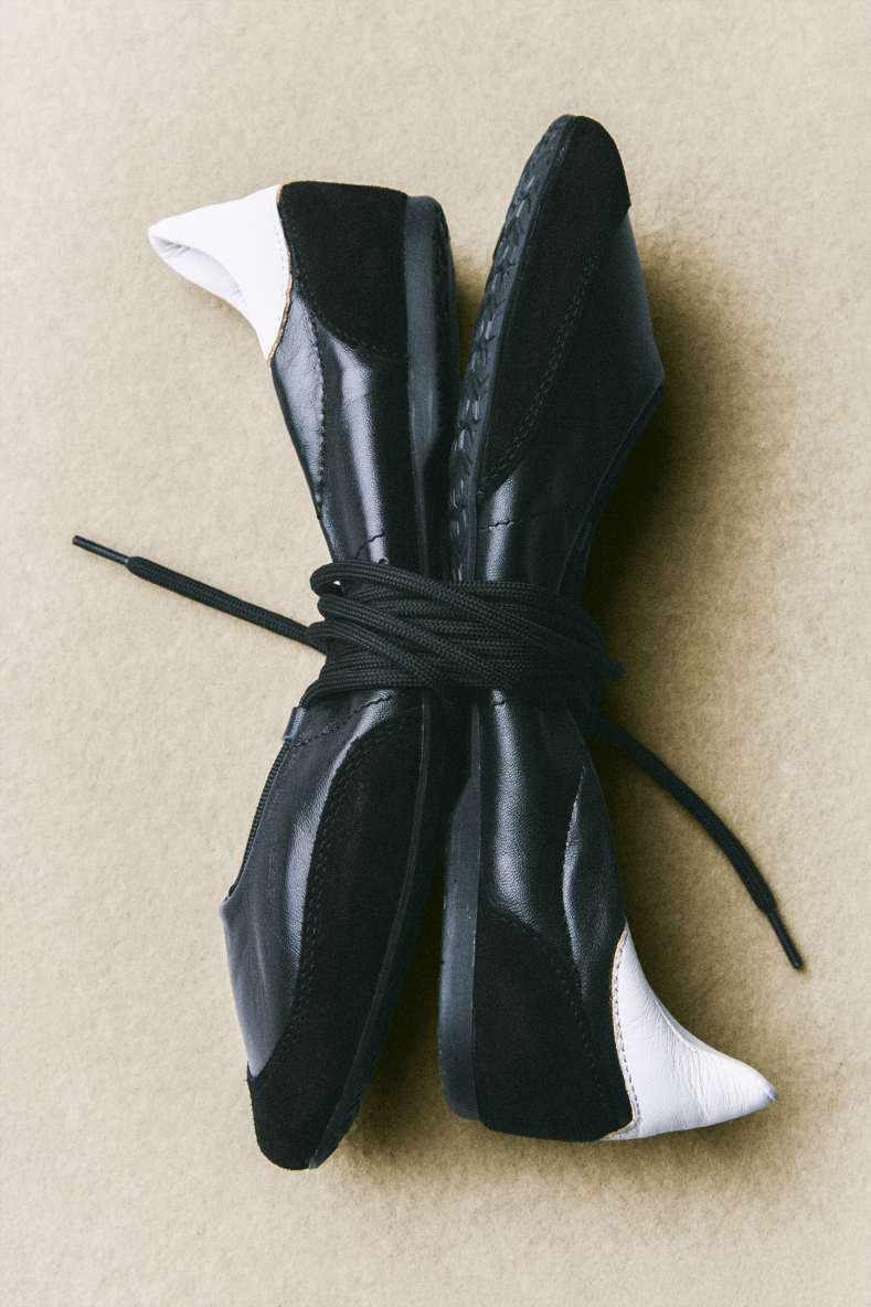 Dancing SKIN flats, Black, Patrizia Pepe