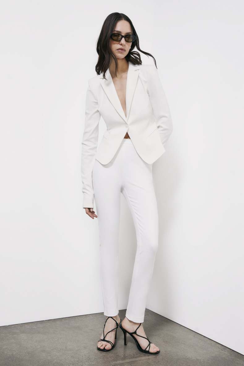 Slim pants, White, Patrizia Pepe