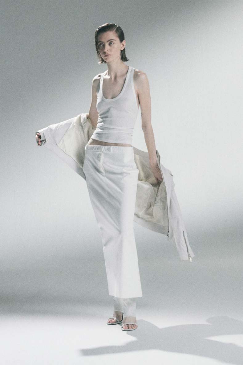 The Pencil Skirt, White, Patrizia Pepe