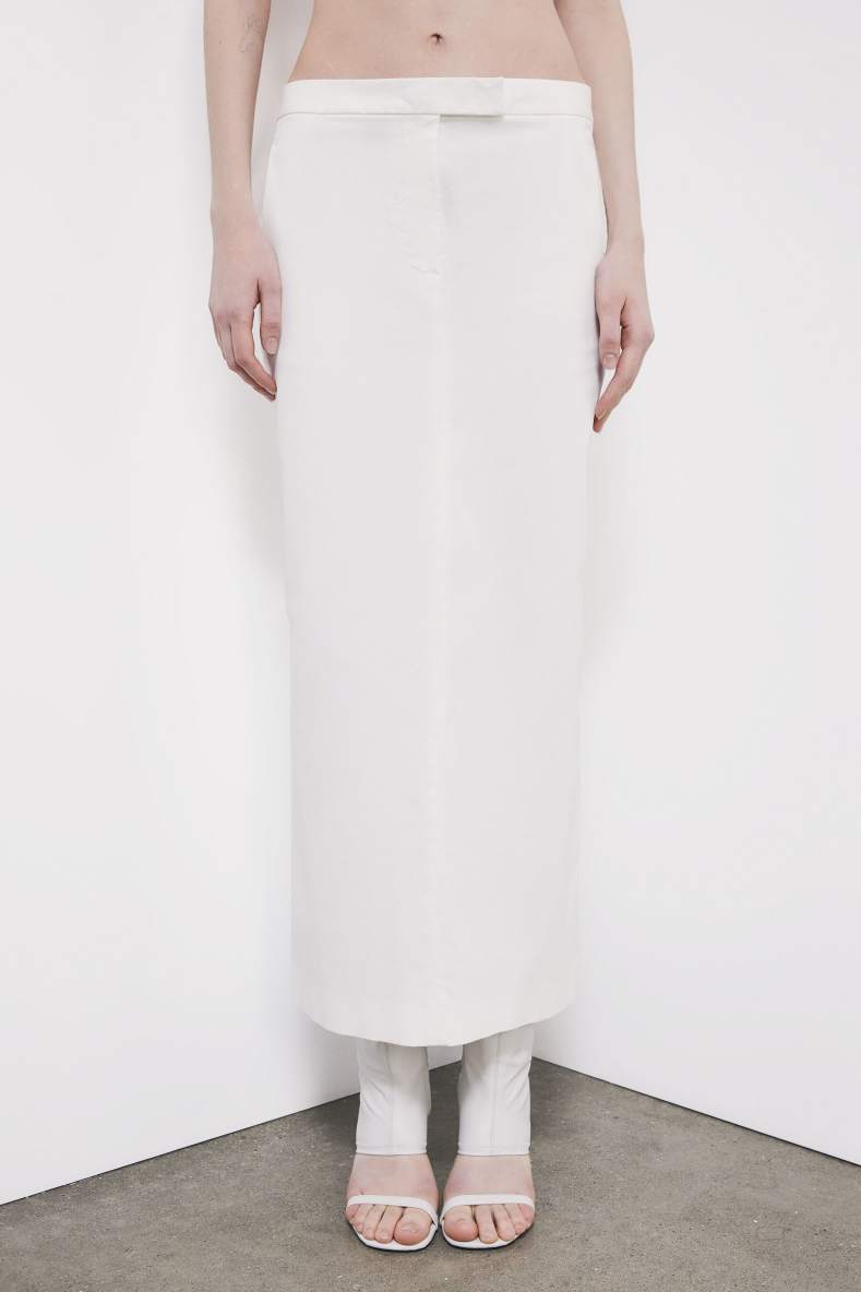 The Pencil Skirt, White, Patrizia Pepe