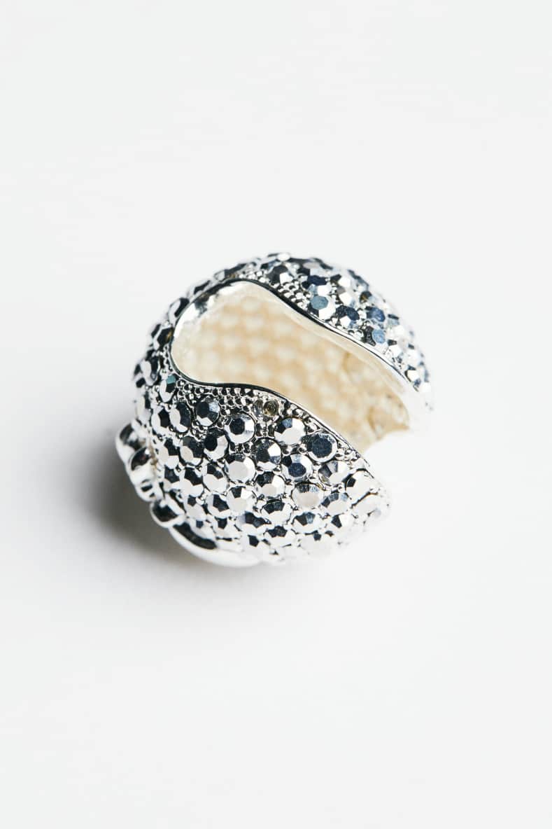 Earcuff Crystal Sphere, Argent, Patrizia Pepe