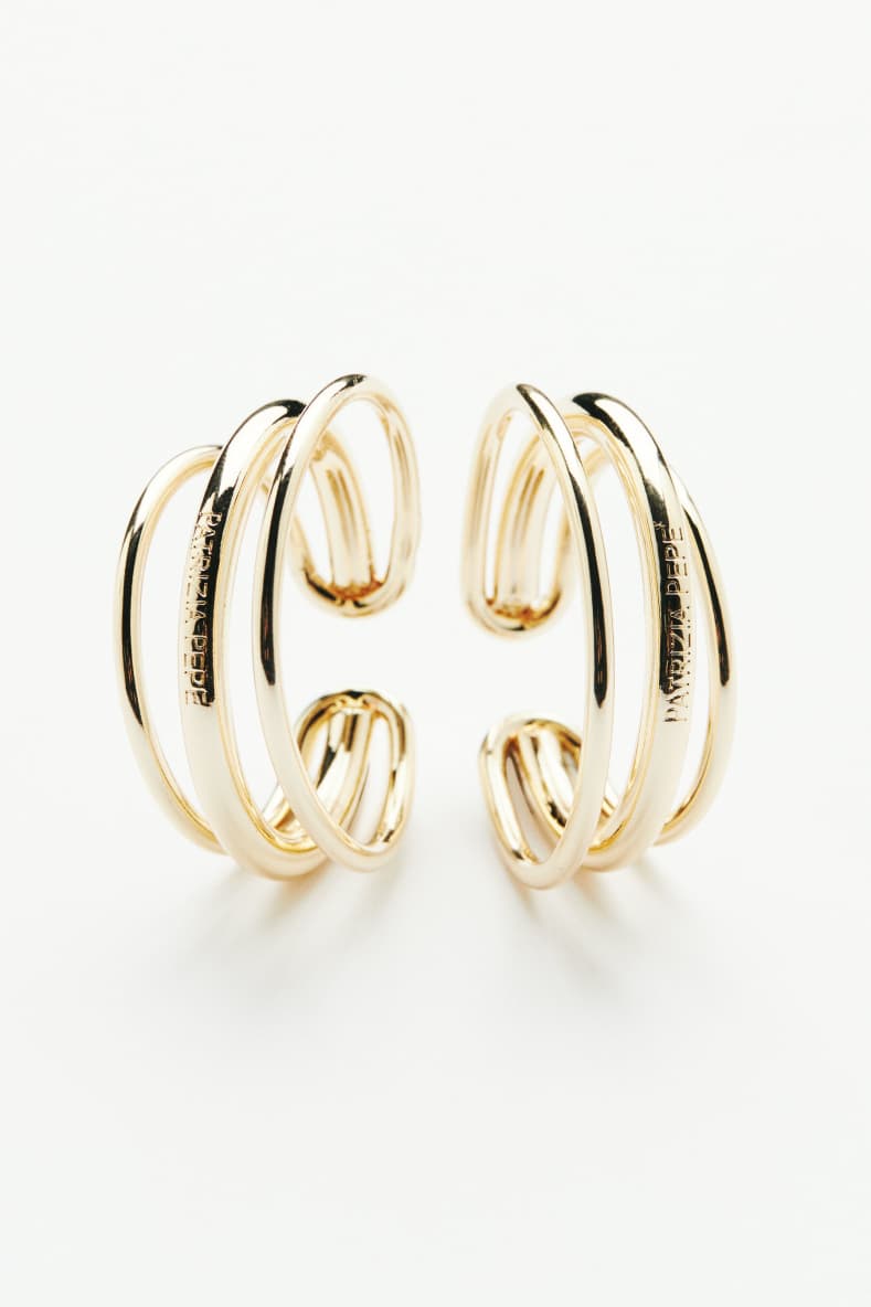 Light Circle Earcuff, Gold, Patrizia Pepe