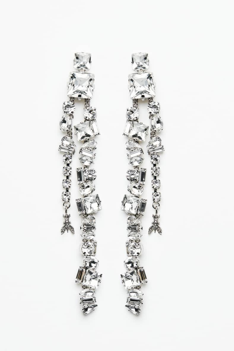 Boucles d&rsquo;oreilles Diamond Cut, Argent, Patrizia Pepe