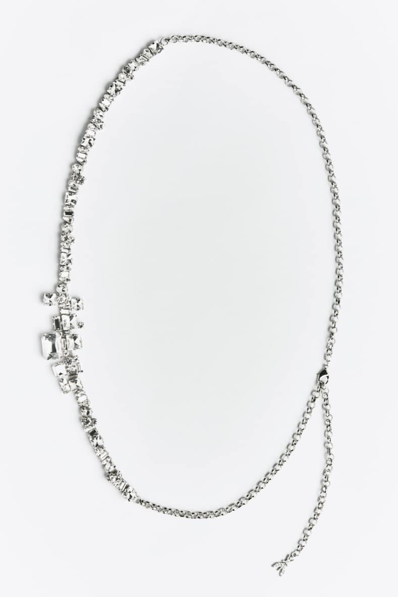 Ceinture Diamond Cut, Argent, Patrizia Pepe