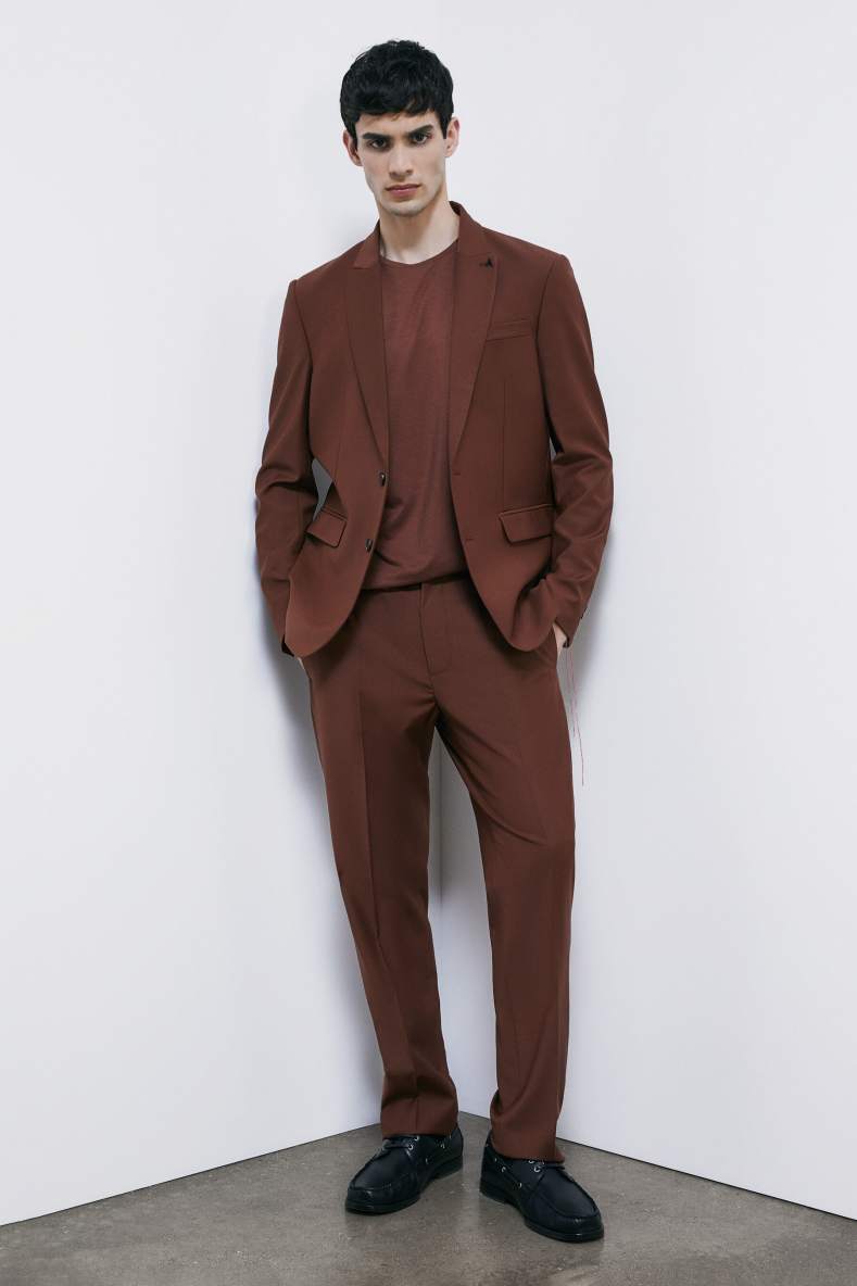 Slim-fit cotton T-shirt, Brown, Patrizia Pepe