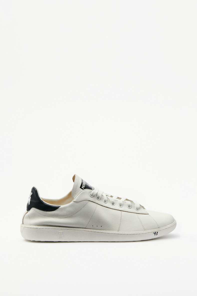 Baskets SKIN '93 en cuir nappa, Blanc, Patrizia Pepe