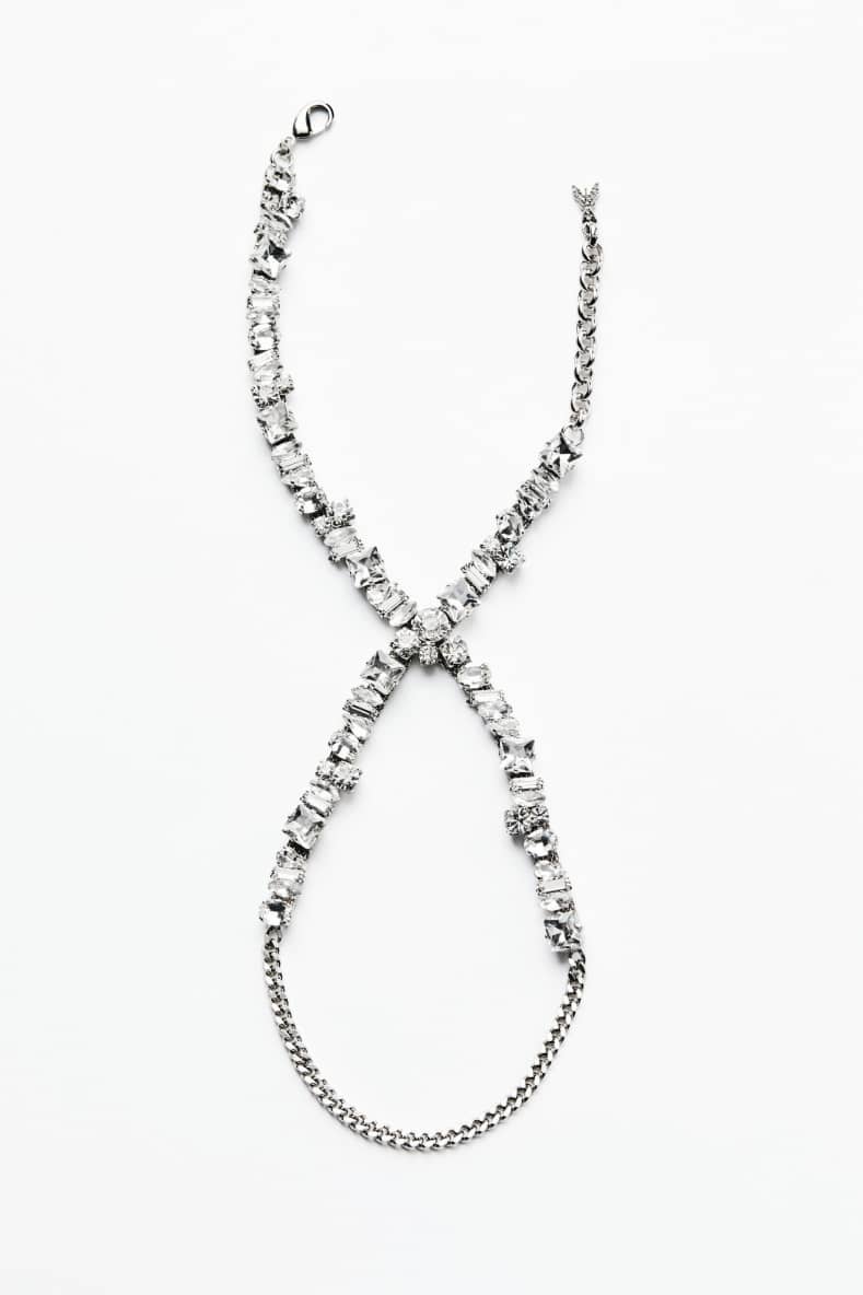 Diamond Cut anklet, Silver, Patrizia Pepe