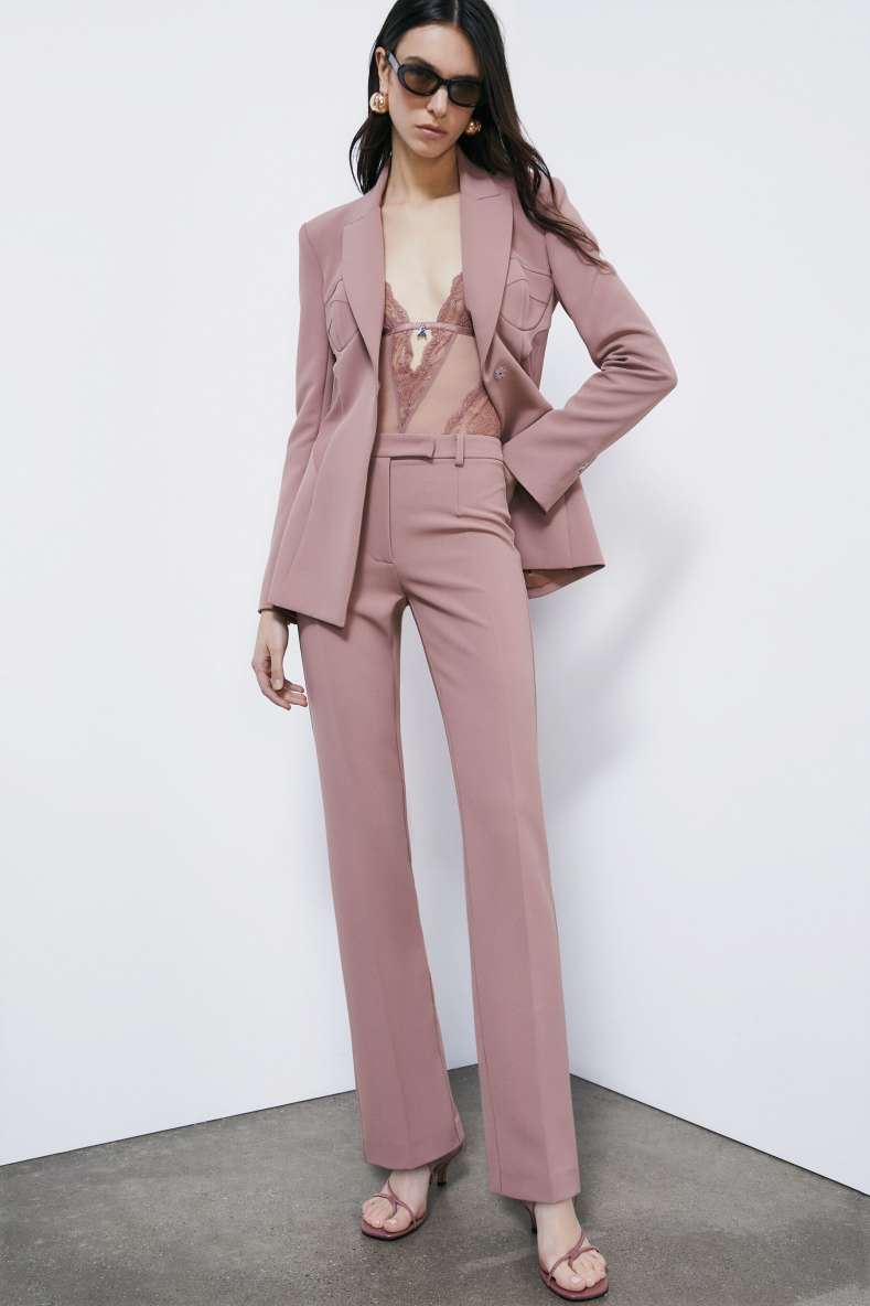 Lace bodysuit, Pink, Patrizia Pepe