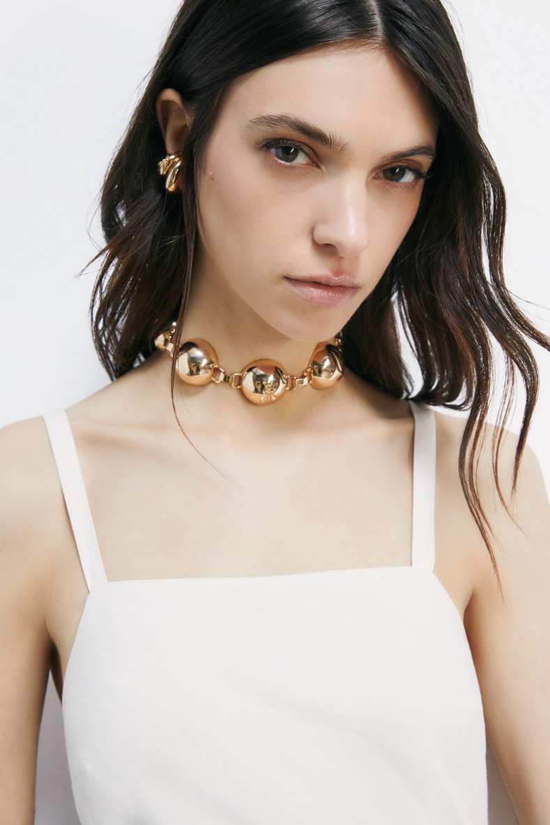 Fluid midi dress, White, Patrizia Pepe