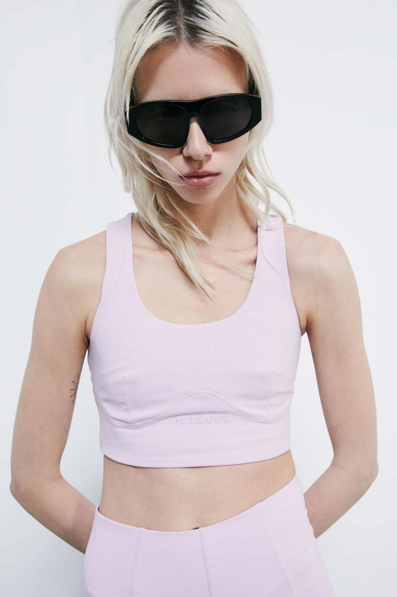 Self Retreat jersey top, Purple, Patrizia Pepe