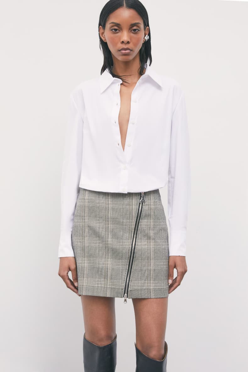 Mini shirt dress with tailored skirt, Abstract Fantasy, Patrizia Pepe
