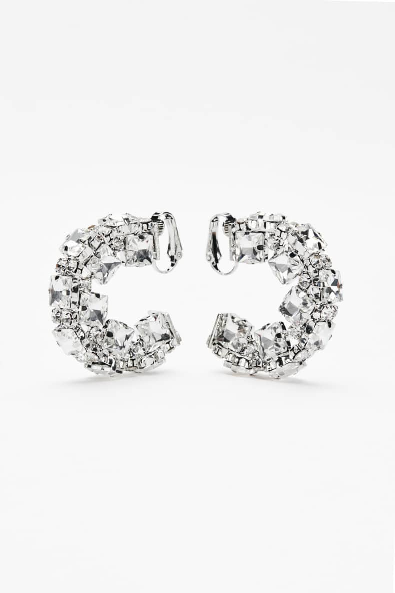 Diamond Cut earrings, Silver, Patrizia Pepe