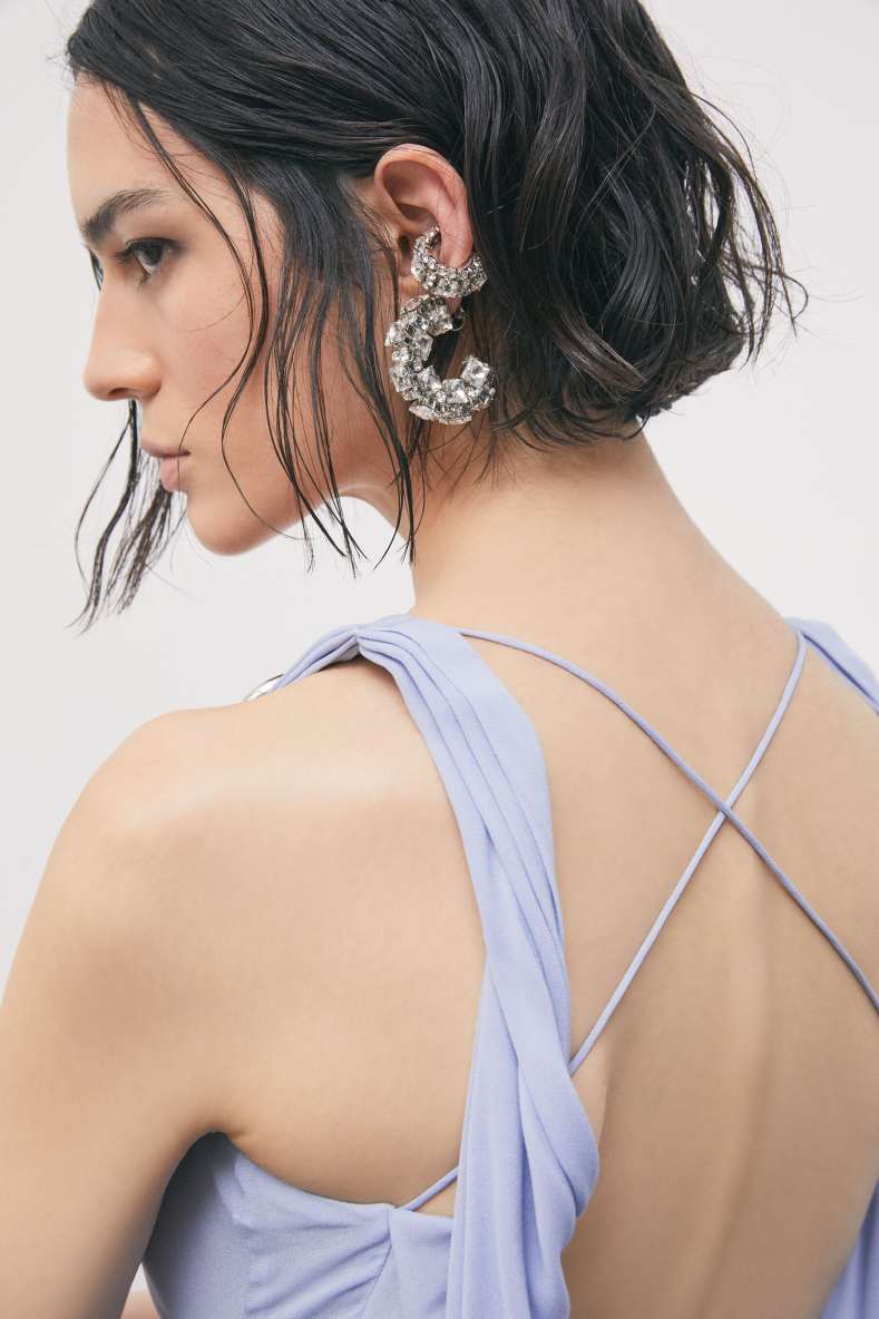 Diamond Cut earrings, Silver, Patrizia Pepe