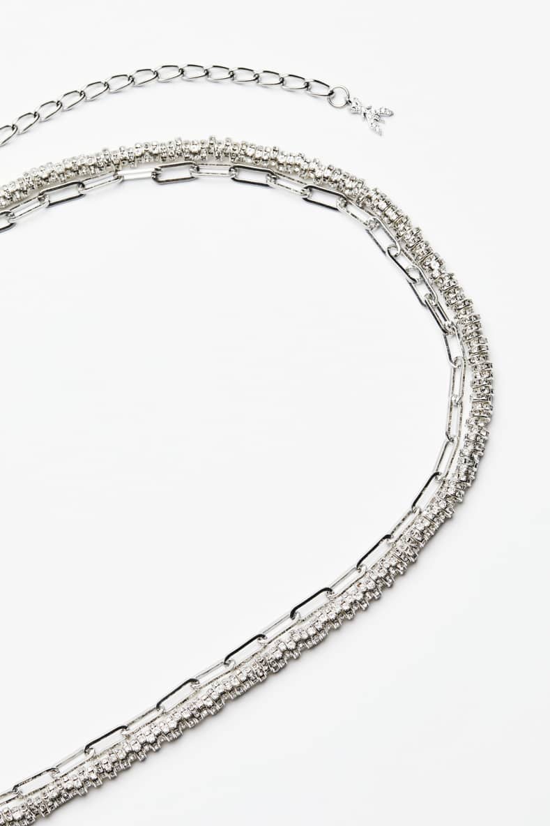 Diamond Cut chain belt, Silver, Patrizia Pepe