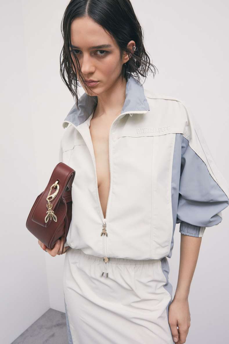 Bi-color utility jacket, Grey, Patrizia Pepe