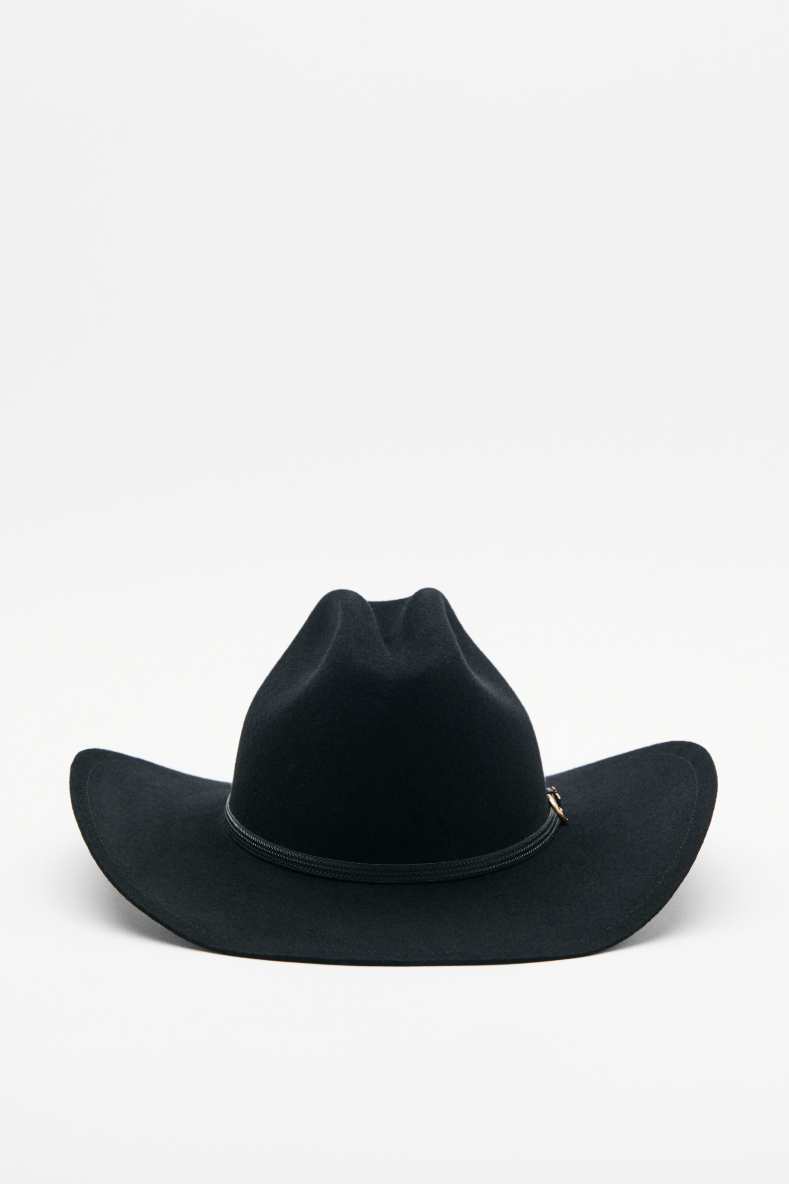Wool cowboy hat, Black, Patrizia Pepe