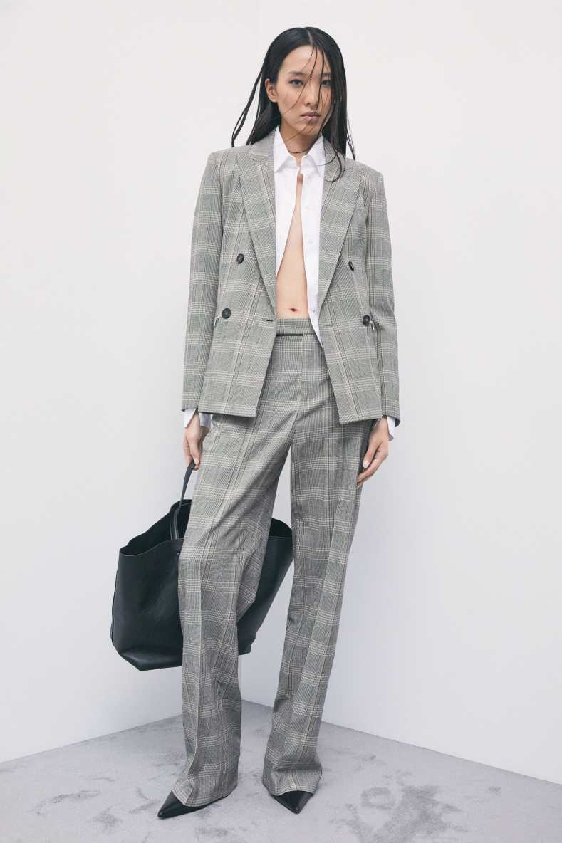 Tailored checked trousers, Abstract Fantasy, Patrizia Pepe