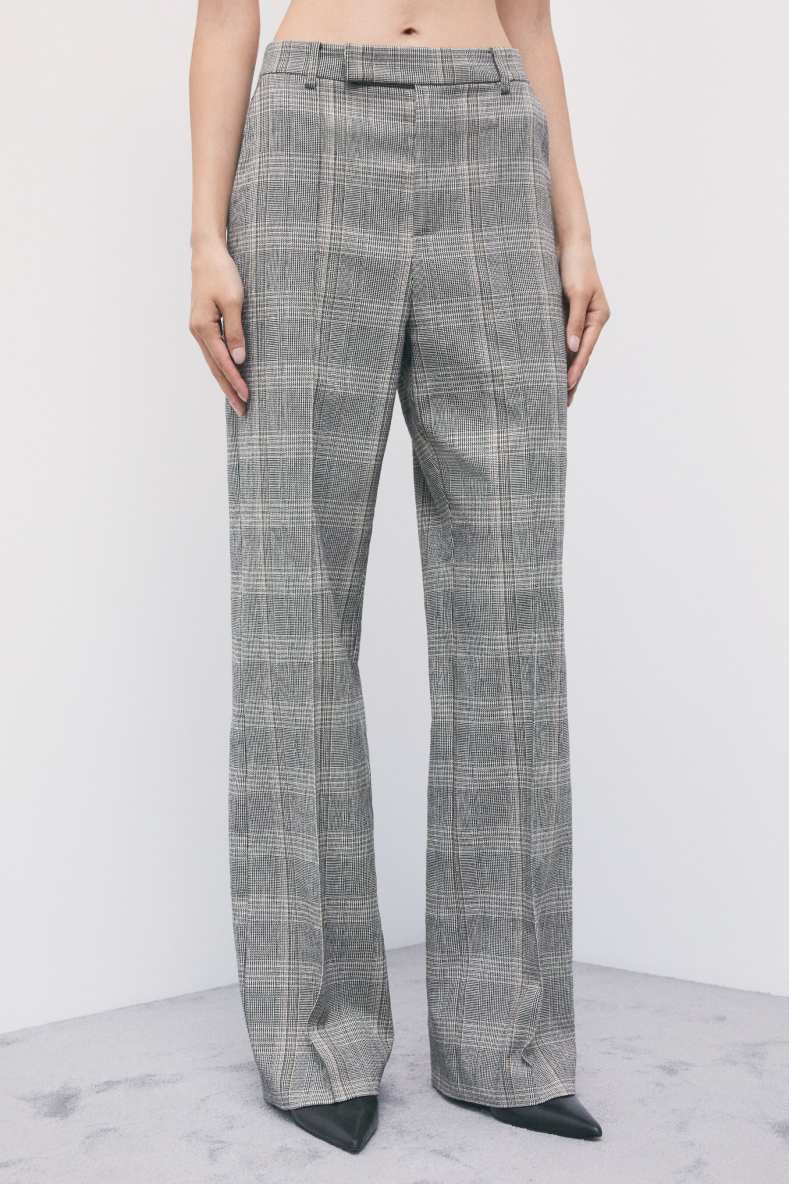 Tailored checked trousers, Abstract Fantasy, Patrizia Pepe