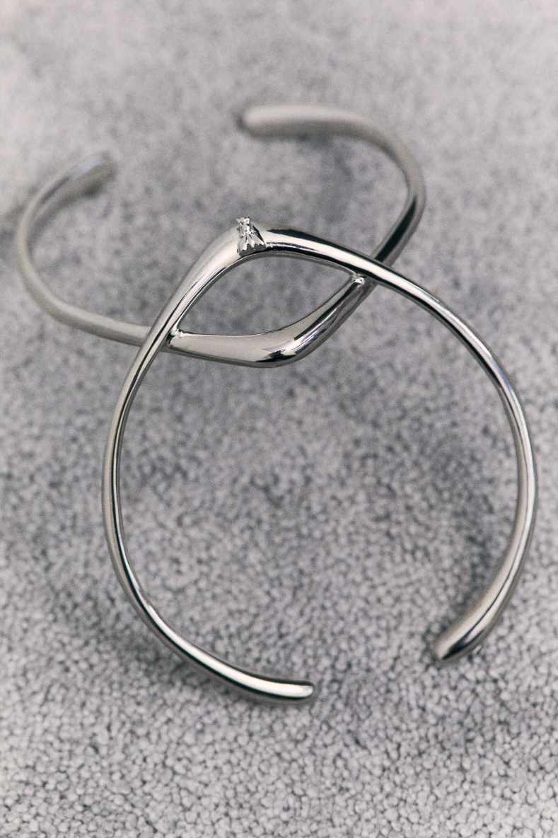 Minimal Design bracelet, Silver, Patrizia Pepe