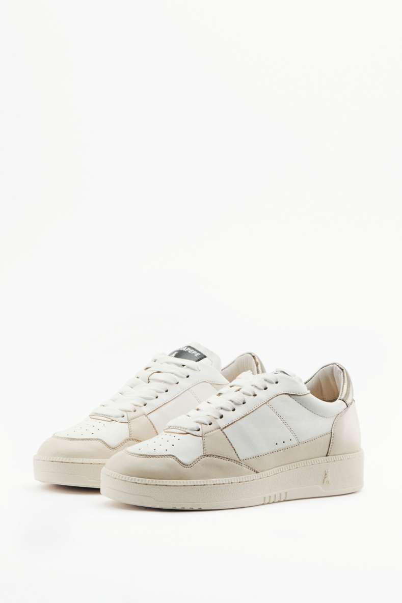 Fly '93 sneakers with laminated details, White, Patrizia Pepe