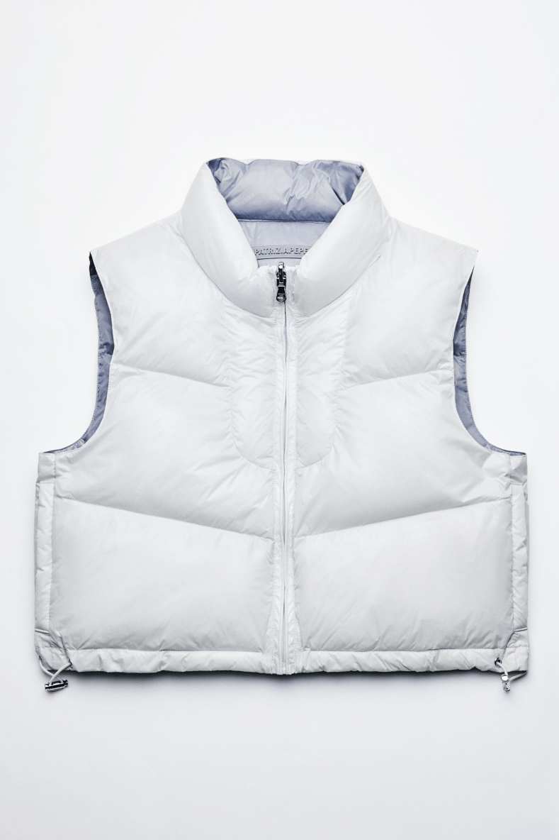 Reversible padded vest, Grey, Patrizia Pepe