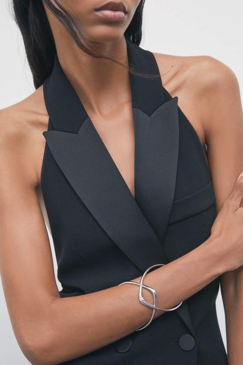 Minimal Design bracelet, Silver, Patrizia Pepe