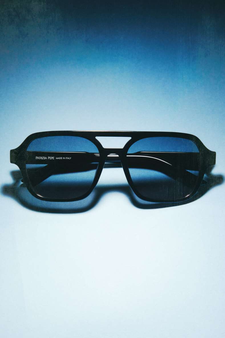 Aviator sunglasses, Black, Patrizia Pepe