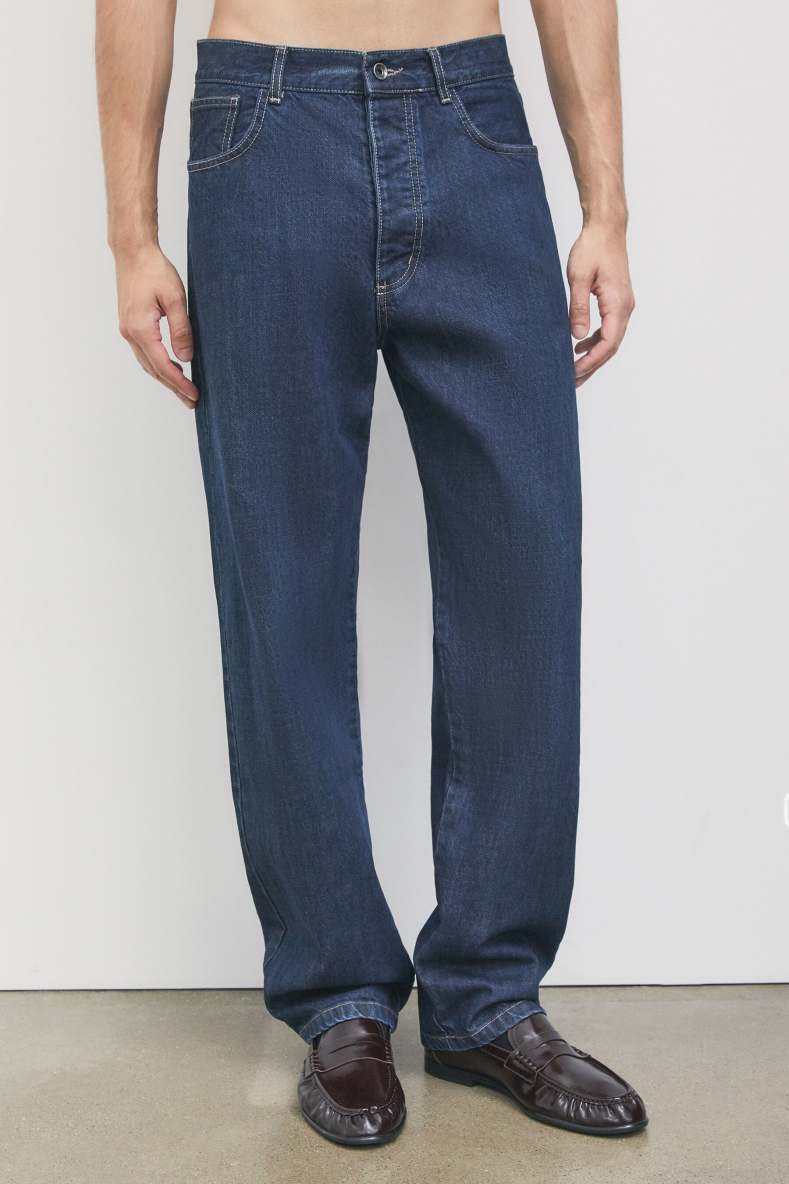 Jean droit (IM)PERFECTION, Bleu, Patrizia Pepe