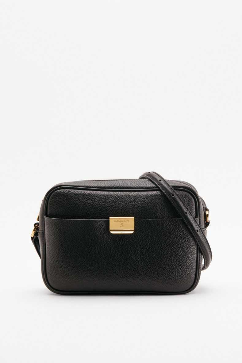 All Day leather crossbody bag, Brown, Patrizia Pepe