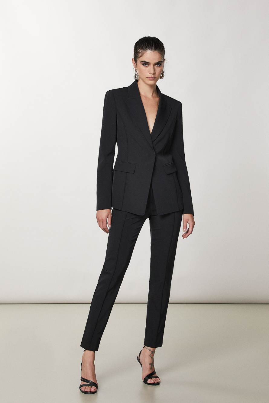 Blazer 1-button, Black, Patrizia Pepe