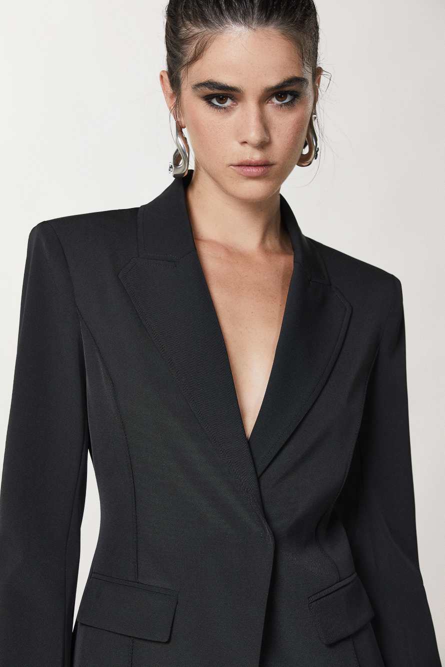 Blazer 1-button, Black, Patrizia Pepe