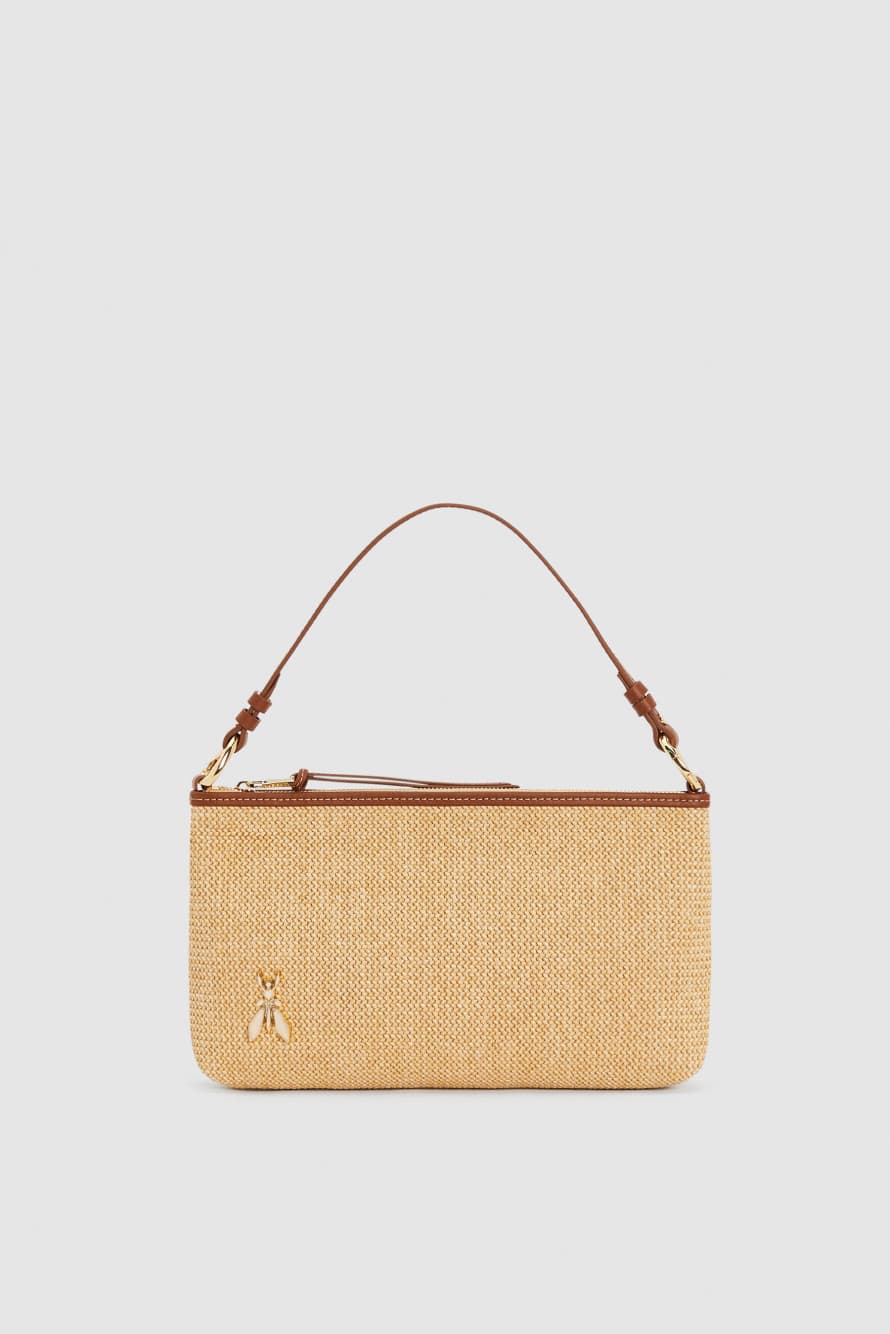 Summer Straw clutch, White, Patrizia Pepe