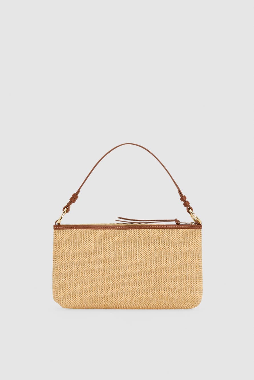 Summer Straw clutch, White, Patrizia Pepe