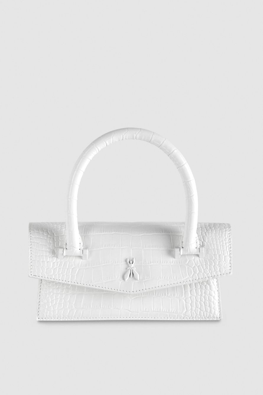 Fly Bamby Croco, White, Patrizia Pepe