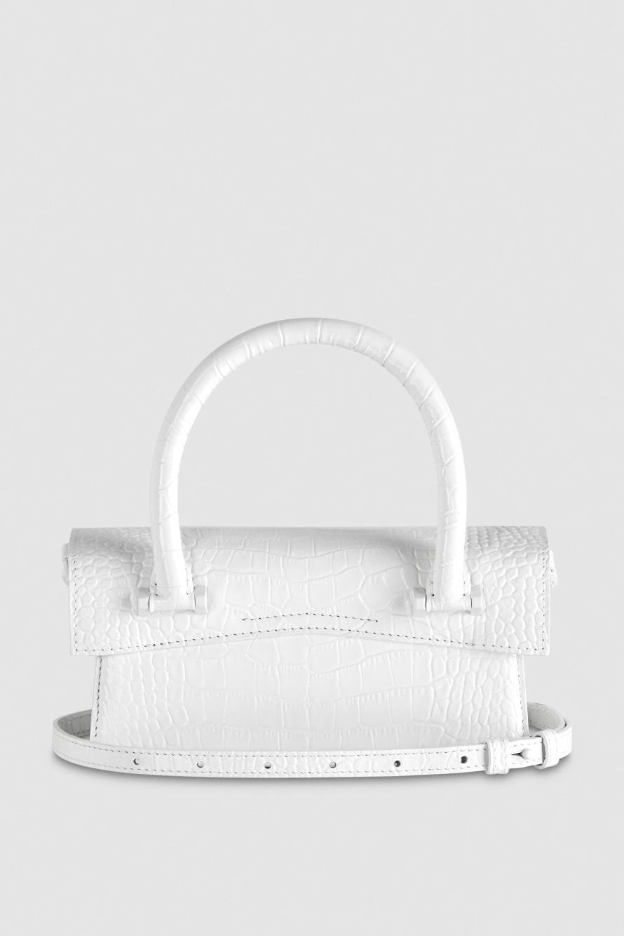 Fly Bamby Croco, White, Patrizia Pepe