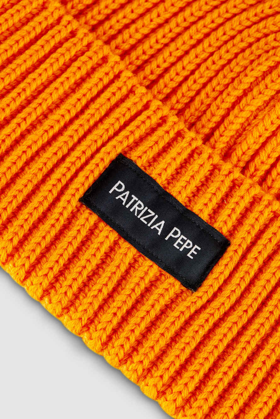?? Patrizia Pepe Tan Wool Hat with Studded Leather Band 100% Wool?? Patrizia Pepe Woven Baseball Cap Hat in Brown | Lyst main image 3