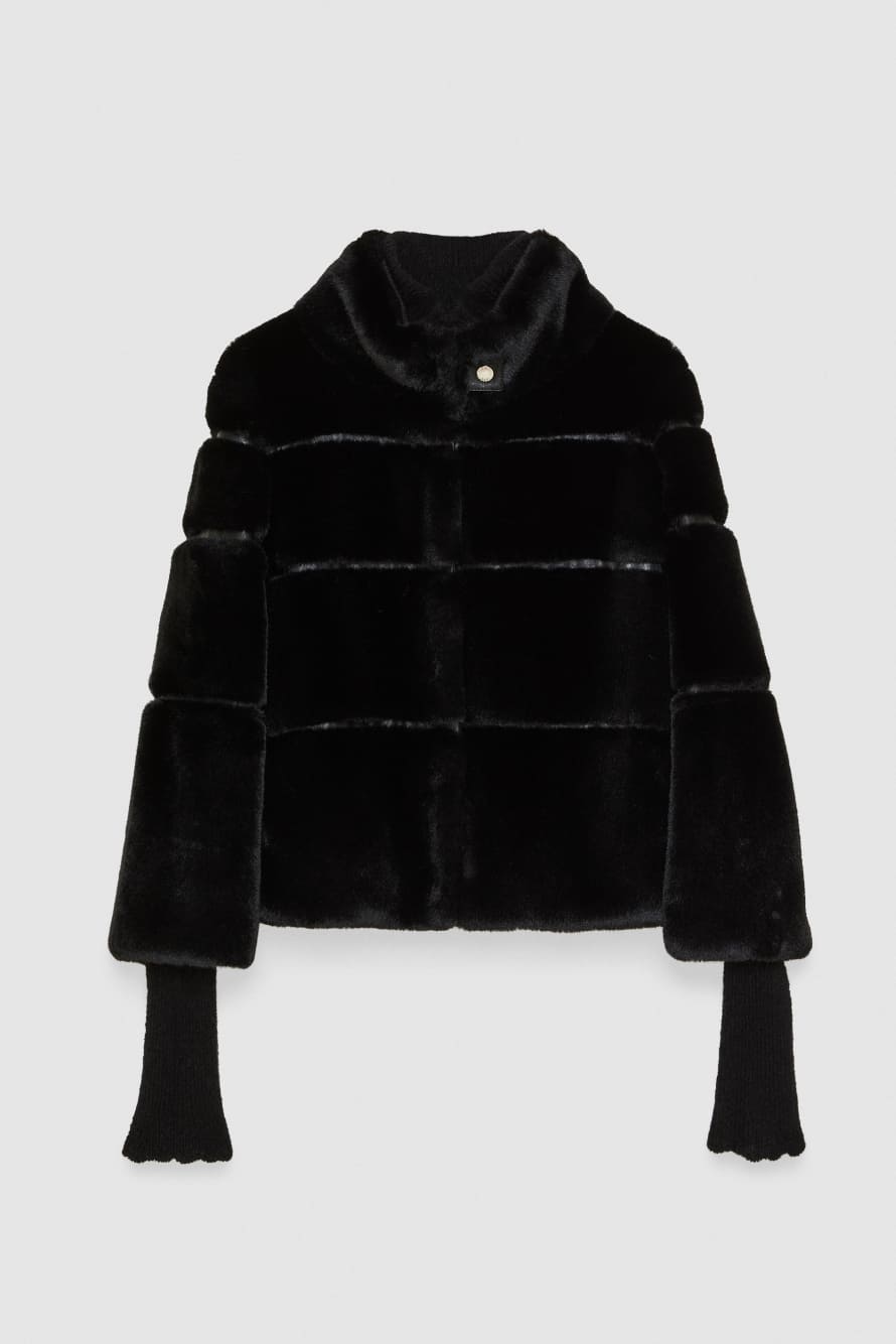 Short soft jacket, Black, Patrizia Pepe