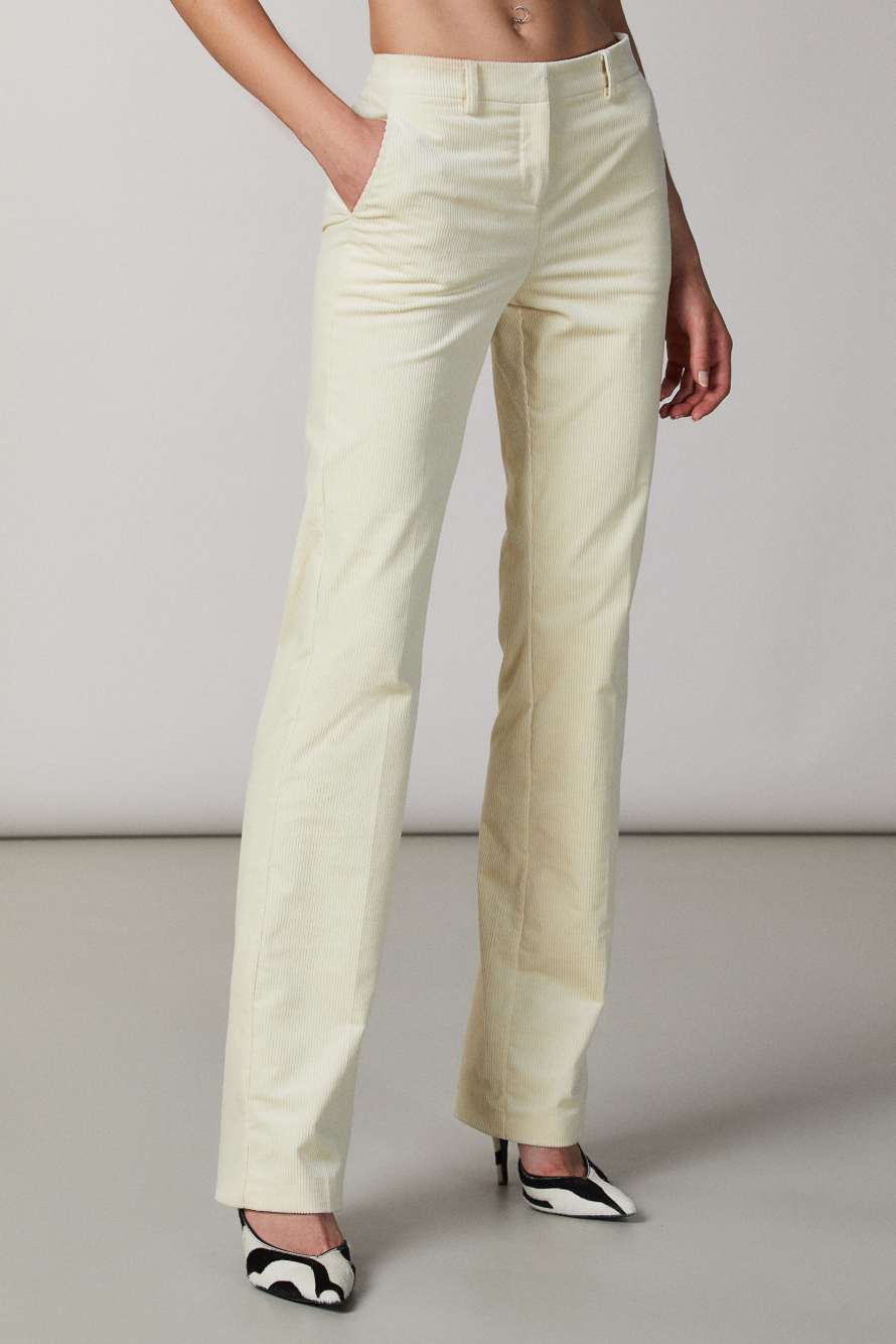 Pantalone da uomo velluto, Beige, Patrizia Pepe