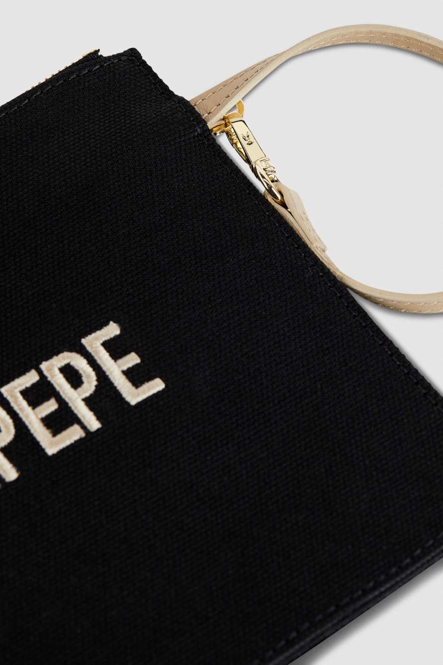 Pochette Patrizia Pepe, Schwarz, Patrizia Pepe