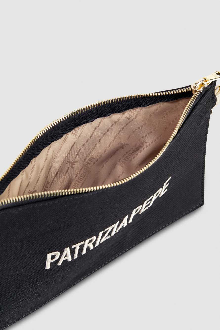 Pochette Patrizia Pepe, Schwarz, Patrizia Pepe