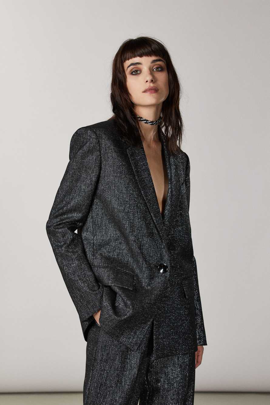 GIacca da uomo over, Grigio, Patrizia Pepe