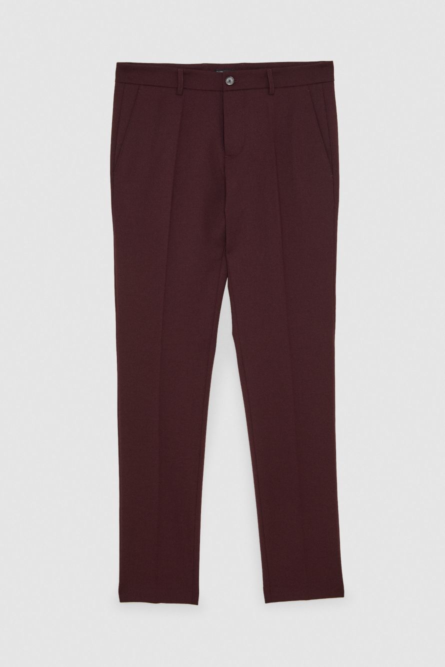 Classic gabardine pants, Purple, Patrizia Pepe